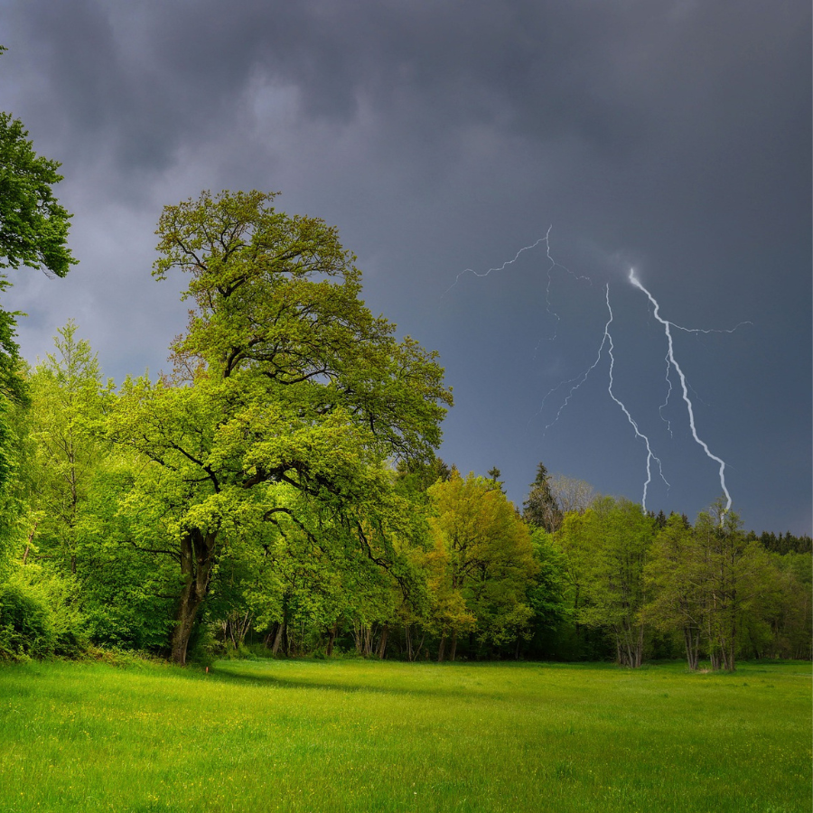 <p>Izsludināts oranžais brīdinājums - stiprs lietus un negaiss</p>