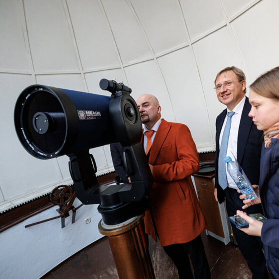 <p>LU Astronomiskais tornis 40.sezonu sāk ar jaunu teleskopu</p>
