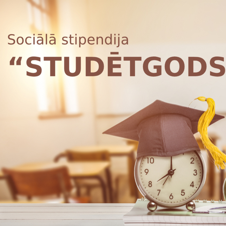 <p>Sākusies pieteik&scaron;anās sociālajai stipendijai &ldquo;Studētgods&rdquo;</p>