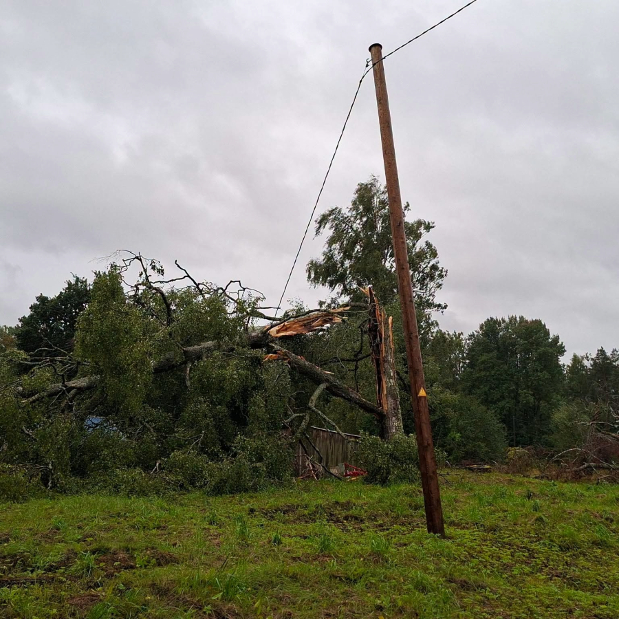 <p>Pēc vētras bez elektrības palika vairāk nekā ceturtdaļmiljons mājsaimniecību</p>