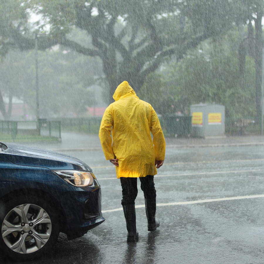 <p>Dzeltenais brīdinājums par stiprām lietusgāzēm un pērkona negaisu</p>