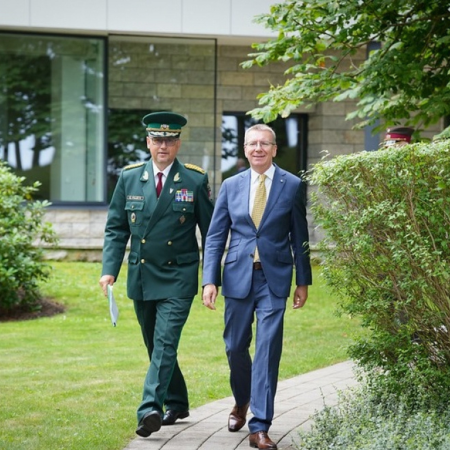 <p>Rinkēvičs: Austrumu robežas dro&scaron;ība jāstiprina ar cilvēkiem, tehnoloģijām un infrastruktūru</p>